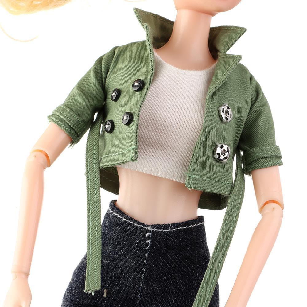 ORIENTLII Thời Trang Áo Khoác Xinh Xắn Cho Búp Bê 1 / 12 12~16cm Tỉ Lệ 1 / 11