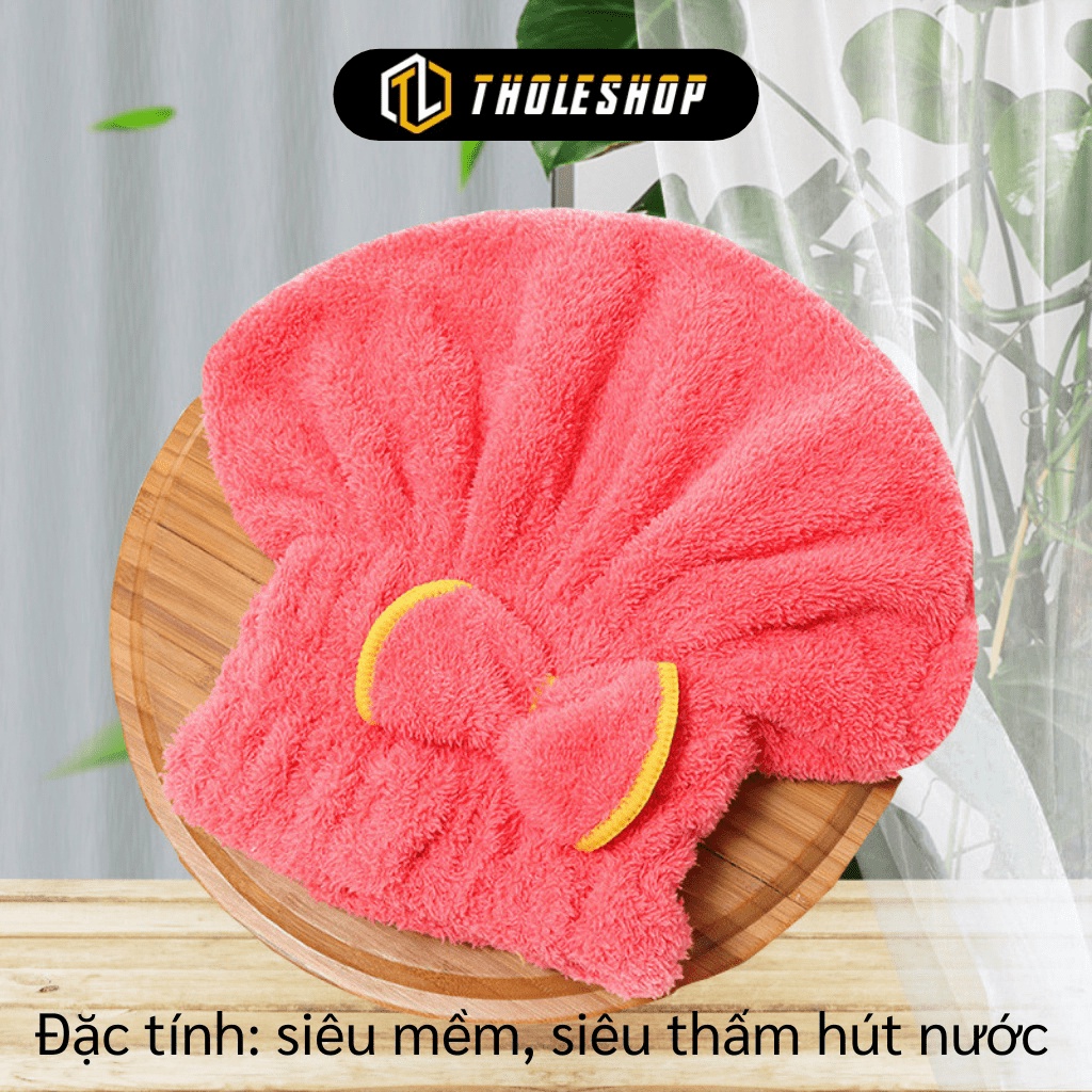 [SGD] Khăn Ủ Tóc - Khăn Quấn Tóc Gội Đầu Làm Khô Siêu Nhanh, Thấm Hút Tốt, Dễ Giặt 7074