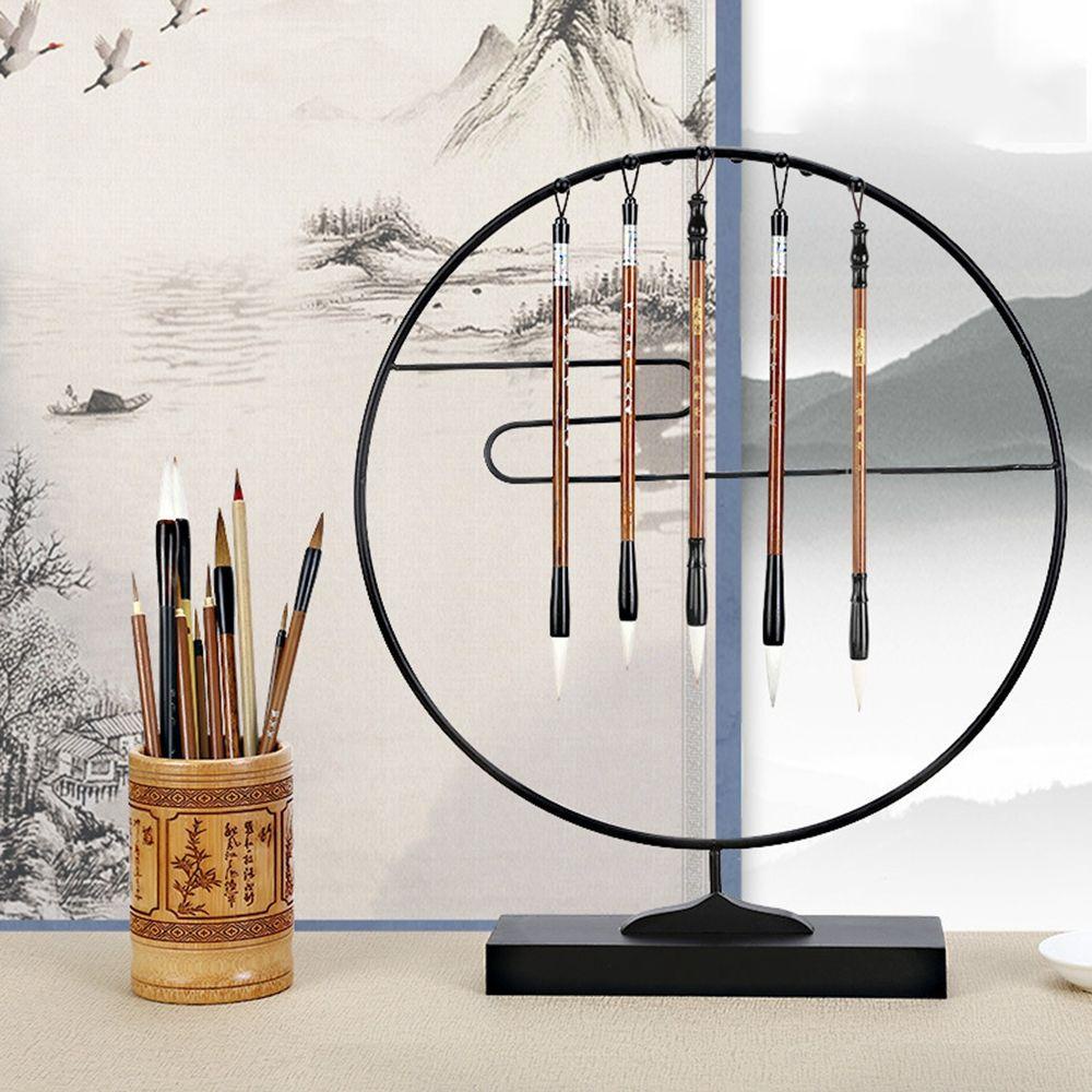 Set 5 / 8 / 12 Cọ Vẽ Thư Pháp Không Độc Hại Tiện Dụng