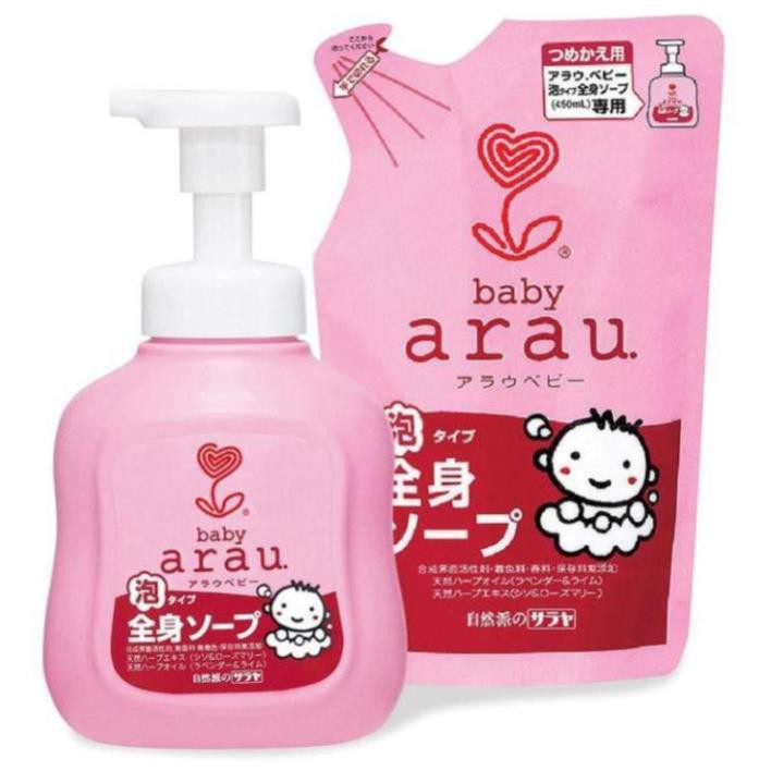 Sữa tắm gội Arau Baby Nhật Bản