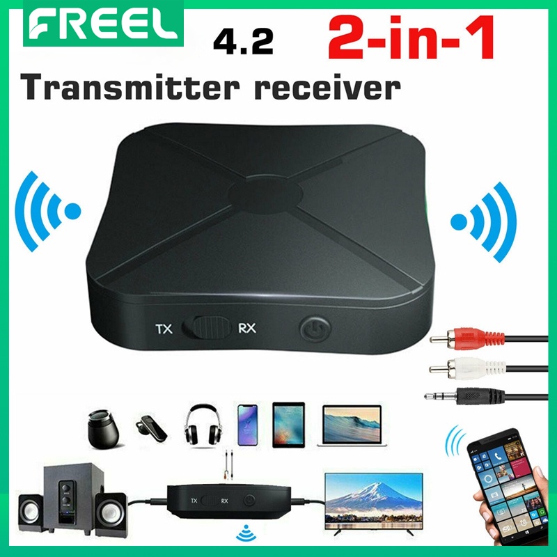 Bộ Thu Tín Hiệu Bluetooth 5.0 3.5mm 3.5 AUX Jack RCA USB Dongle Không Dây Cho Loa Xe Hơi/TV/PC
