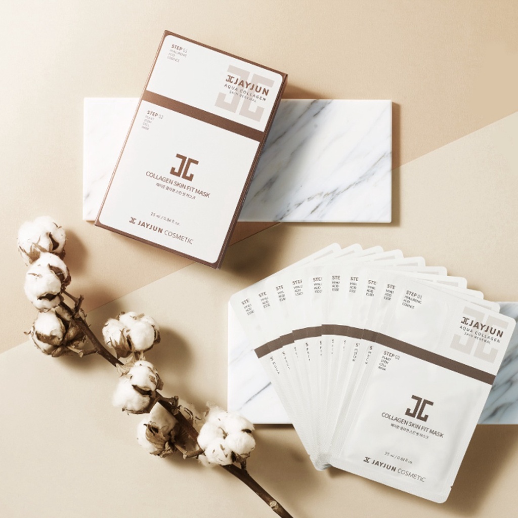 Mặt Nạ Dưỡng Da 2 Bước Jayjun Ngăn Ngừa Lão Hóa 25ml Collagen Skin Fit Mask