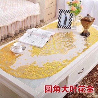 Khăn Trải Bàn Hoa Văn Nổi Sang Trọng