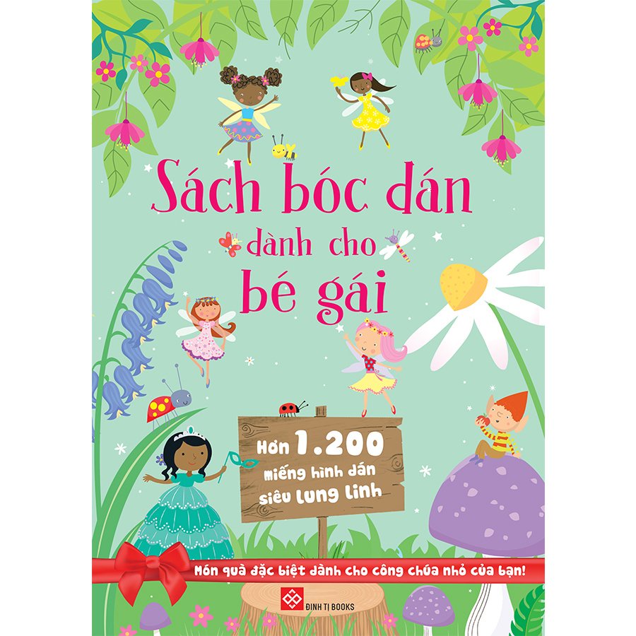 Sách - bóc dán dành cho bé gái - bộ 4 cuốn (Lẻ tuỳ chọn chủ đề)