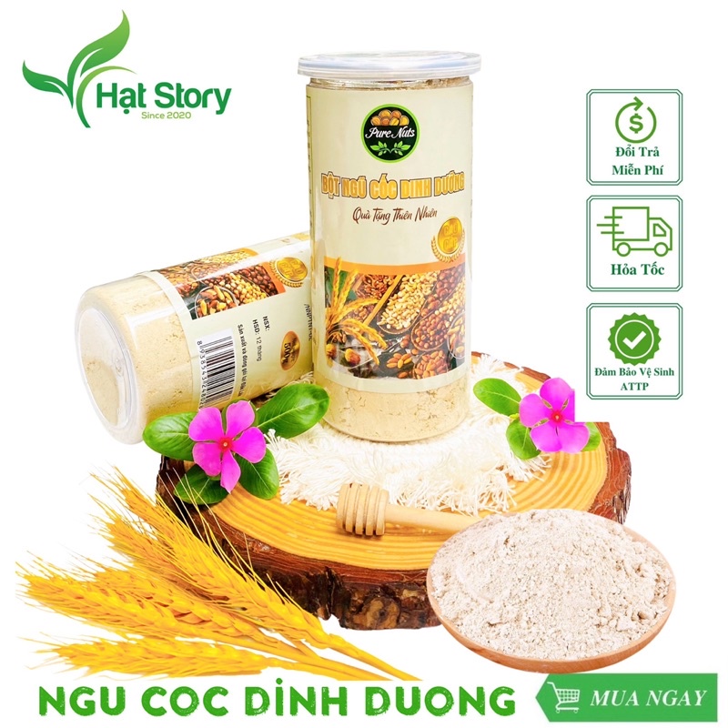 Ngũ Cốc Siêu Hạt Dinh Dưỡng 17 Loại Hạt, Thơm, Cam Kết Ngon 500g