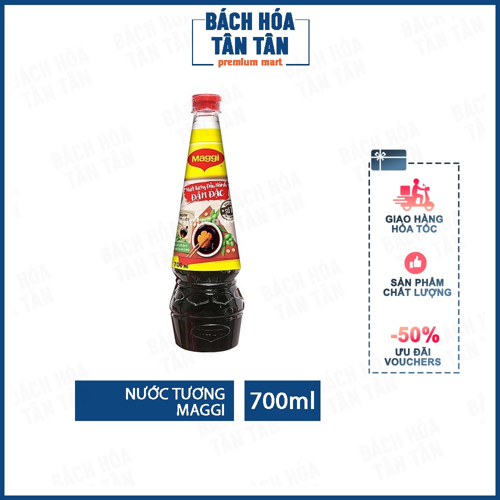 Nước tương đậu nành đậm đặc Maggi, chai 700ml