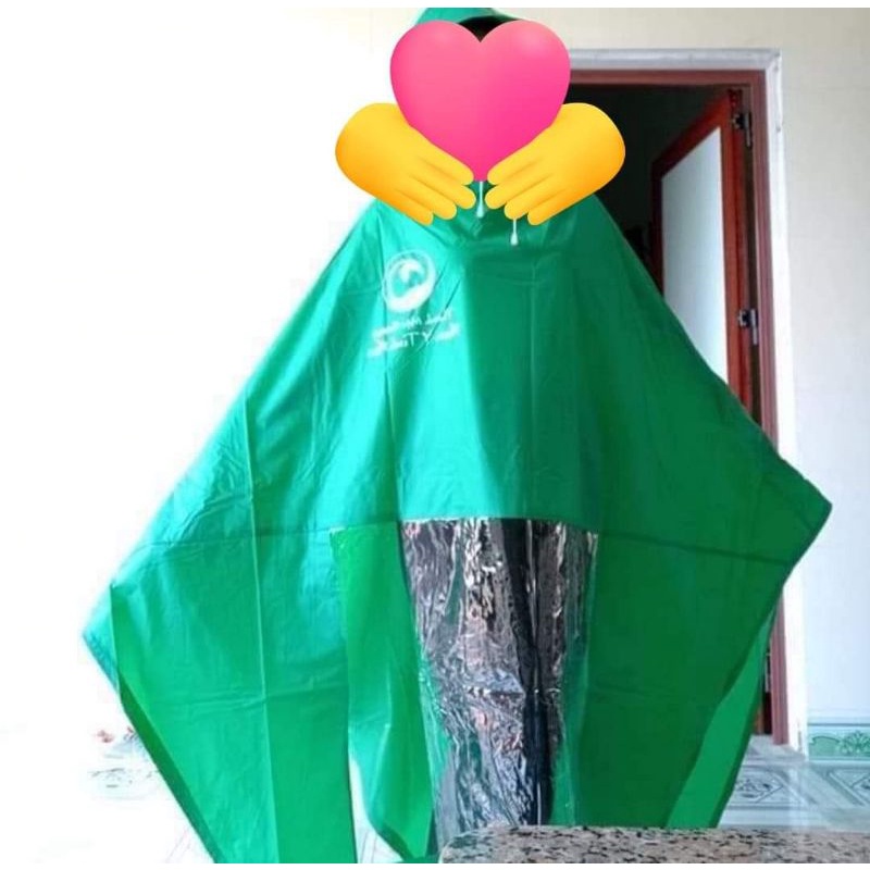 Áo mưa choàng cánh dơi Thanh Mộc Hương an toàn cả cho mẹ bầu và trẻ em