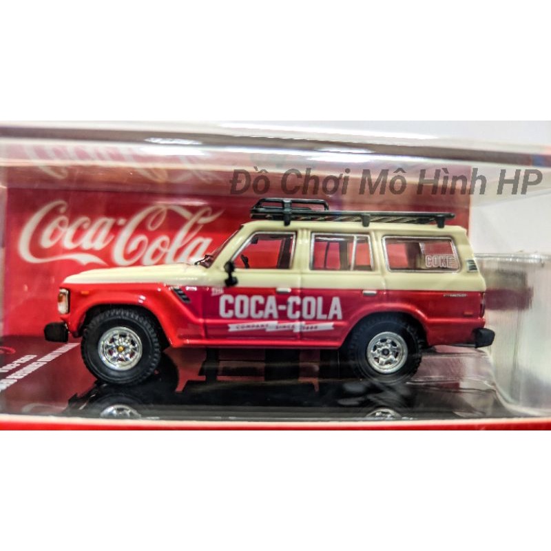 Mô hình xe Toyota Land Cruiser FJ60 Cocacola