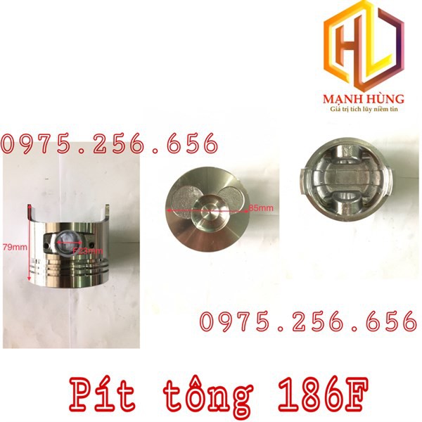 Pít Tông 186 Phụ tùng máy cày