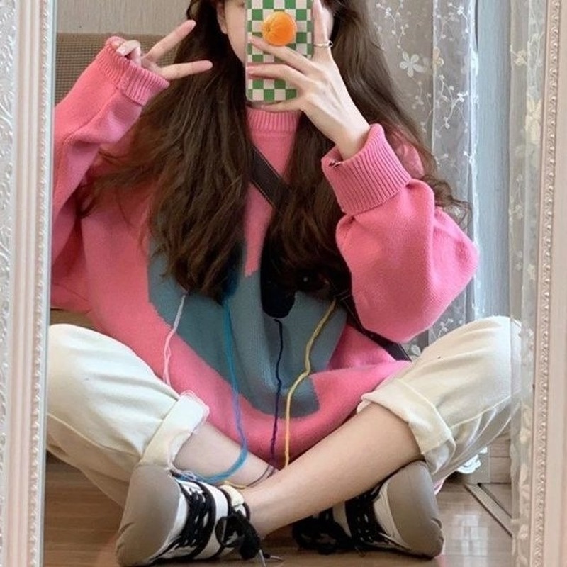 Áo hoodie dài tay dáng rộng thời trang hàn quốc dành cho nữ