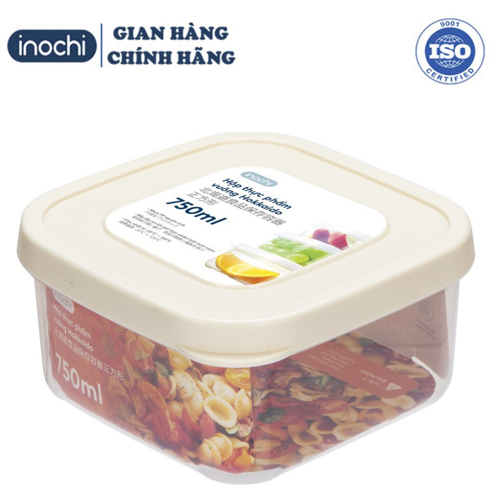 Hộp Vuông lẻ đủ size - Hộp Đựng Thực Phẩm - Thức Ăn Hokkaido INOCHI Nhựa Cao Cấp Bền Kín Chịu Nhiệt Cao