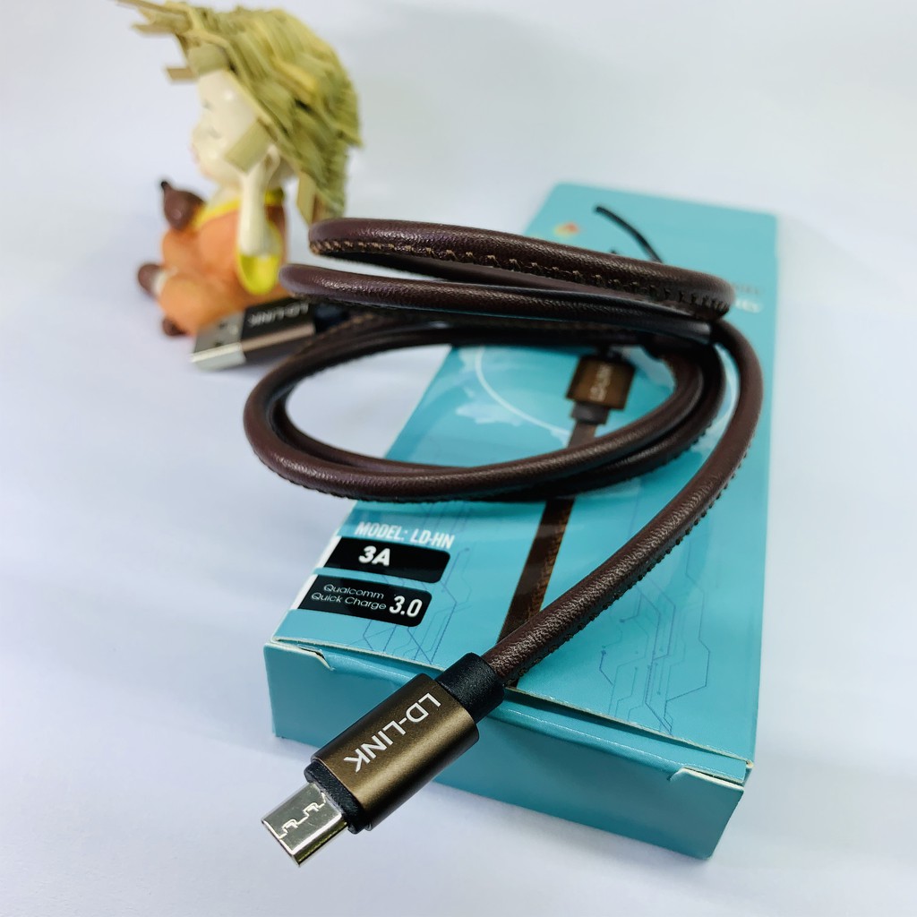 Dây cáp sạc Micro usb bọc dù HCX59 chính hãng, dùng cho điện thoại android/samsung/oppo/vivo/xiaomi/realme/redmi