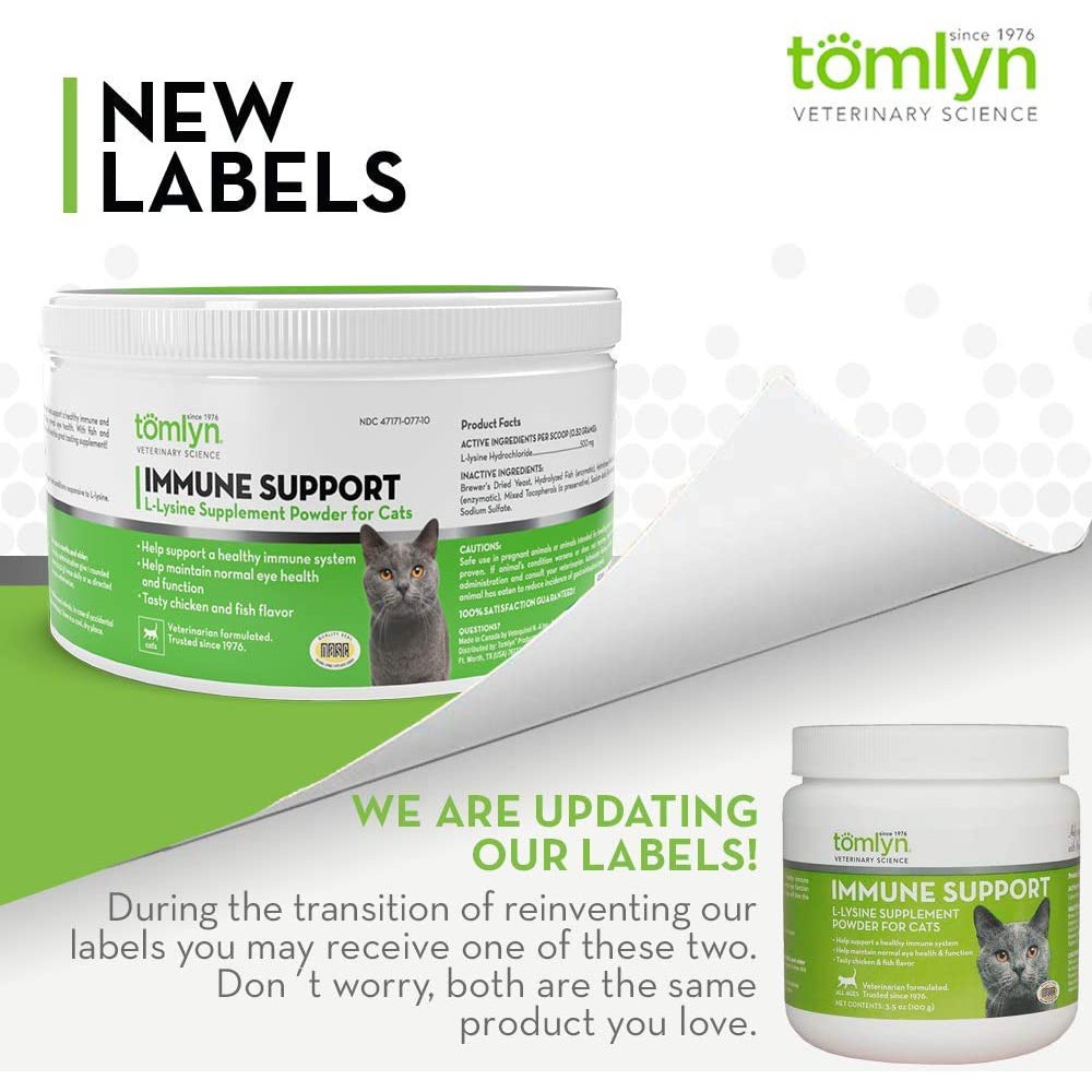 Bột L-Lysine tăng đề kháng cho mèo