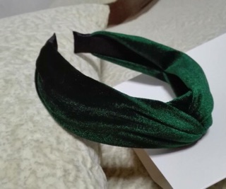 Cài Tóc Vải Nhung Phối Màu - Turban - Băng Đô