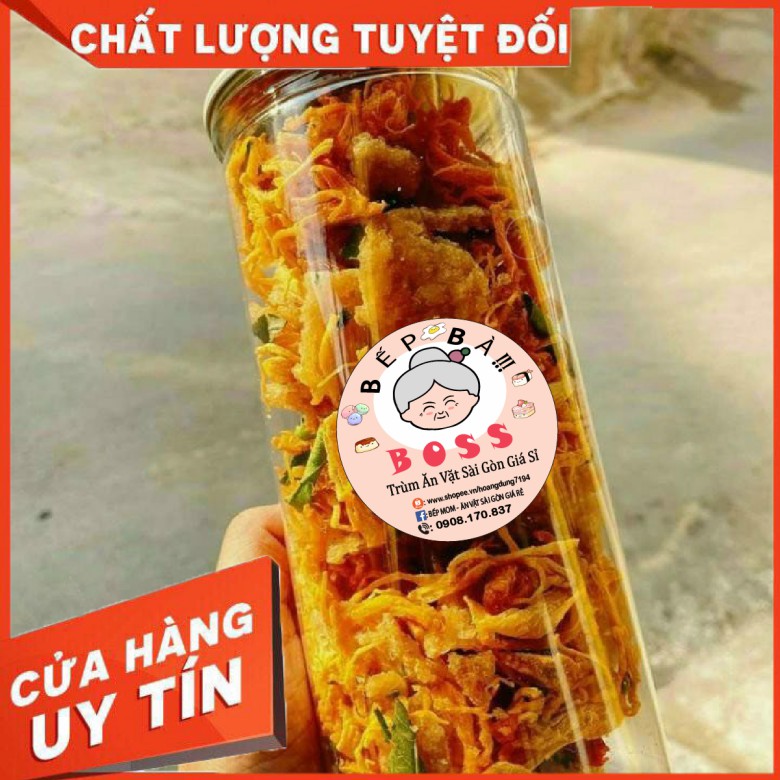 Cơm cháy lắc khô bò 300g BepMom đồ ăn vặt Sài Gòn vừa ngon vừa rẻ