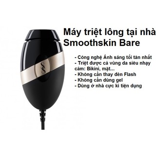 Máy triệt lông ánh sáng tại nhà Smoothskin Bare