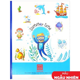 Vở class summer time - 4 ô ly 96 trang 70gsm - hồng hà 0308