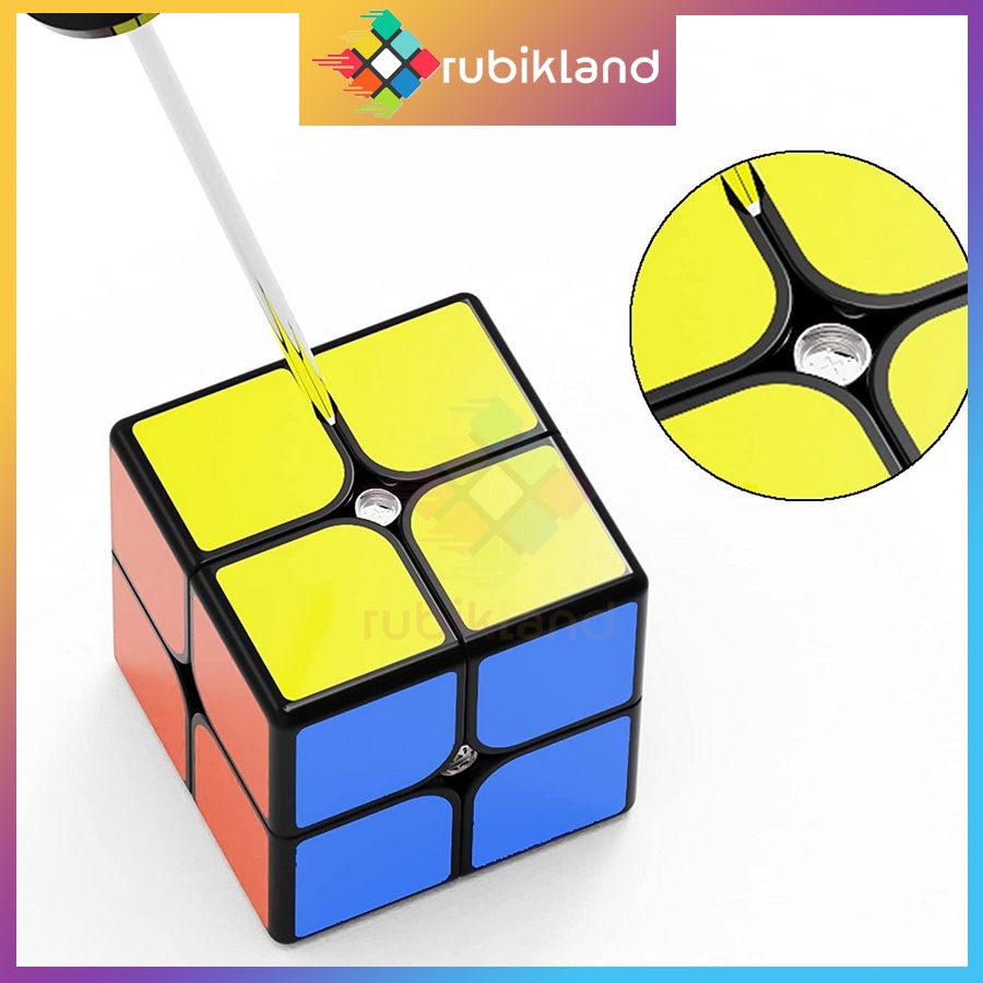 Rubik 2x2 QiYi QiDi Rubic 2 Tầng 2x2x2 Viền Đen Đồ Chơi Trí Tuệ