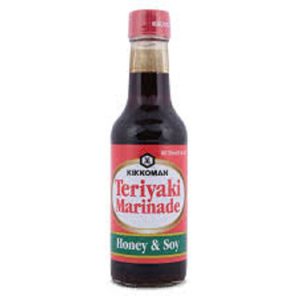 Sốt tẩm ướp Teriyaki Mật Ong &amp; Nước tương hiệu Kikkoman 250ml