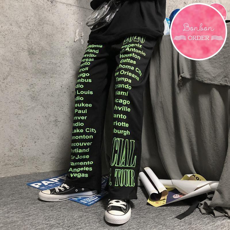 QUẦN ULZZANG ỐNG RỘNG HÌNH ĐỘC