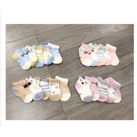 Rẻ Vô Địch - 1 Đôi Tất Kid Sock Có Chống Trượt Cho Bé