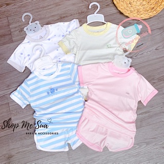 [NOUS/CHÍNH HÃNG] Bộ Cộc Tay Cài Vai Nous Chất Liệu Nu Petit Cho Bé Trai Bé Gái