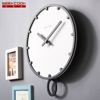 [HÀNG NHẬP KHẨU] Đồng Hồ Treo Tường Cao Cấp - GEEKCOOK - Kích Thước 32CM - Bảo Hành 1 Đổi 1 Trong 1 Năm