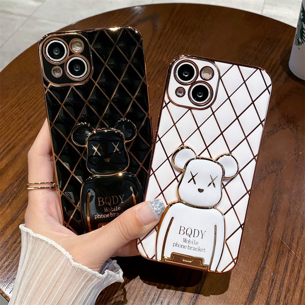 Ốp Điện Thoại Có Giá Đỡ Hình Phi Hành Gia 3D Cho iPhone 13 Pro Max 12 Pro 13 mini 11 X/XS XR XSMAX 7P/8P