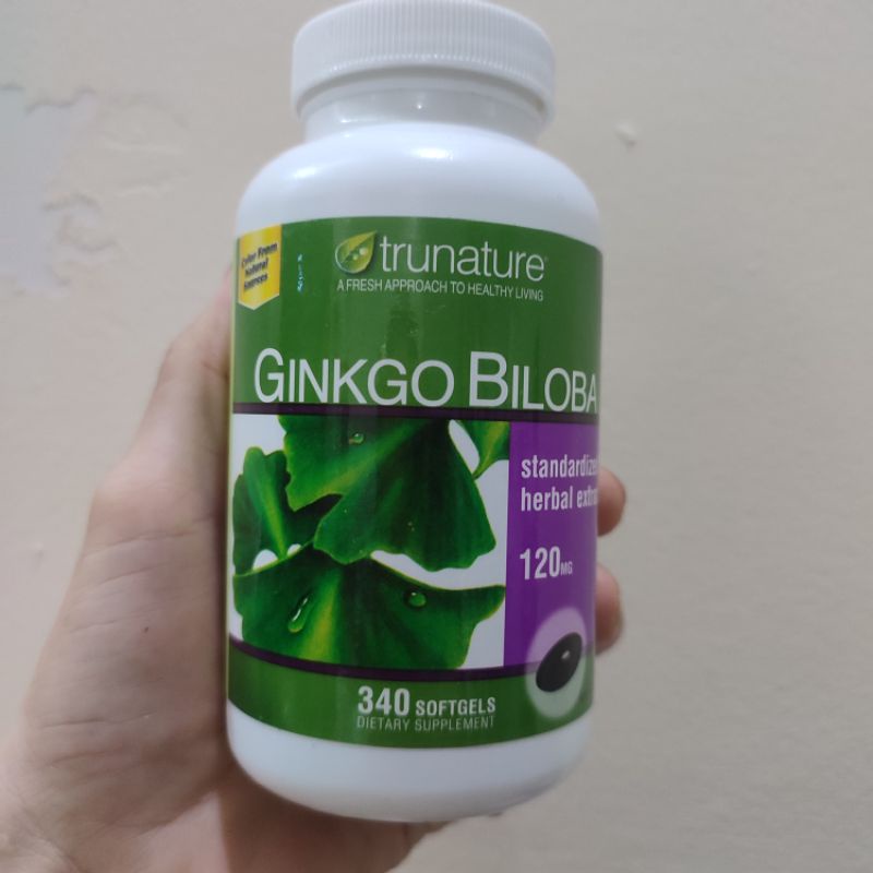 Viên Uống Bổ Não Trunature Ginkgo Biloba 120mg 340 Viên