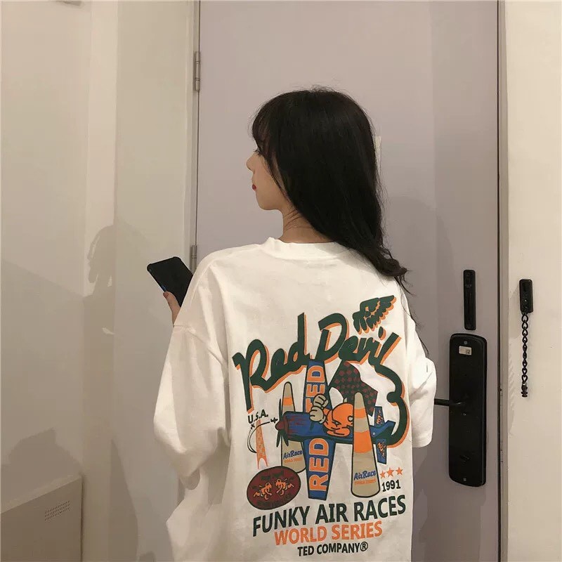 Áo thun Unisex tay lỡ_ Form dưới 65kg | BigBuy360 - bigbuy360.vn