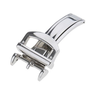 16mm Stainless Steel Deployment Clasp Folding Buckle For