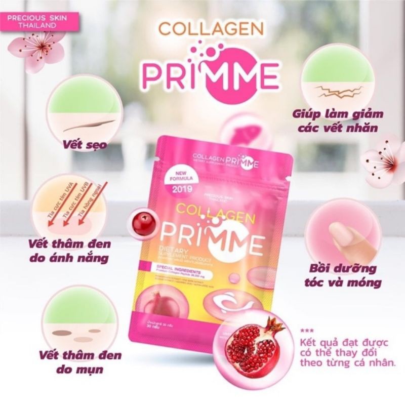 Viên trắng da Collagen Primme thái 60vien sẵn | BigBuy360 - bigbuy360.vn