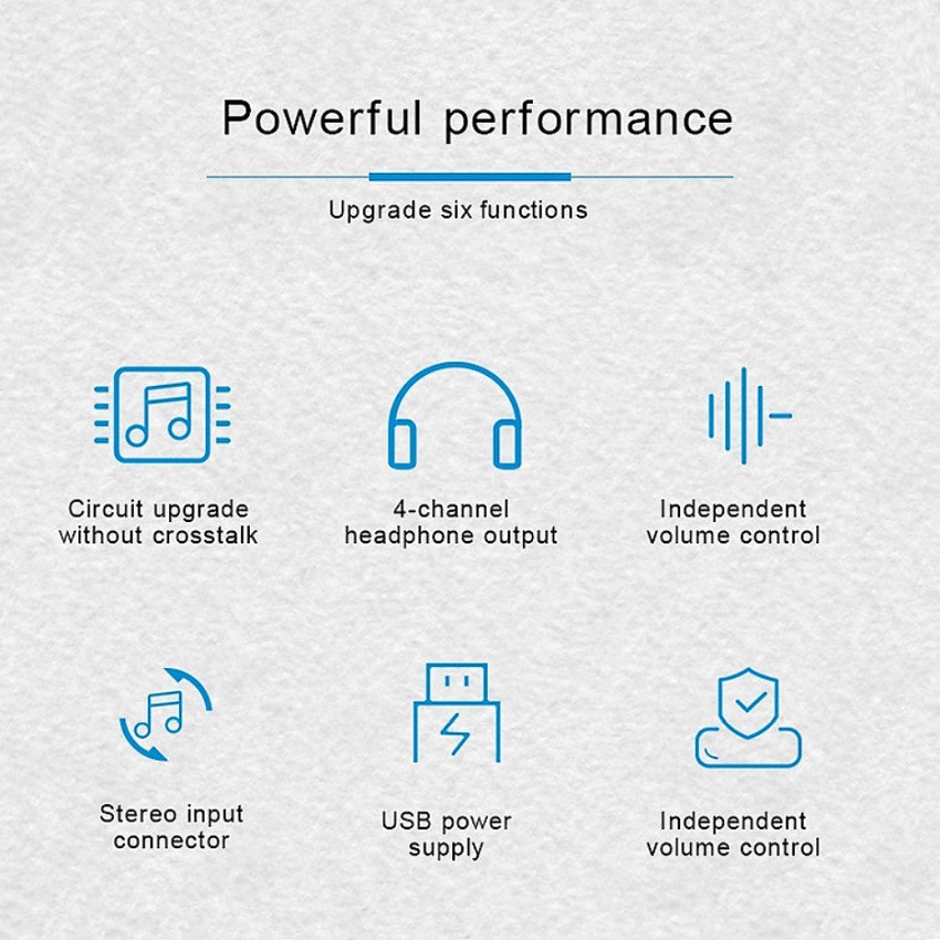 HA4 Mini 4-channel headphone amplifier - Bộ chia tai nghe Alctron HA4 Plus