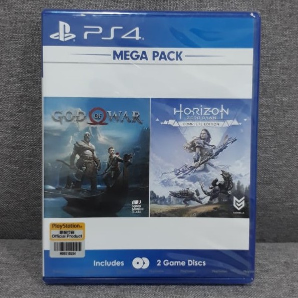 Bộ 2 game PS4 God of war 4 và Horizon complete edition (Mega pack)