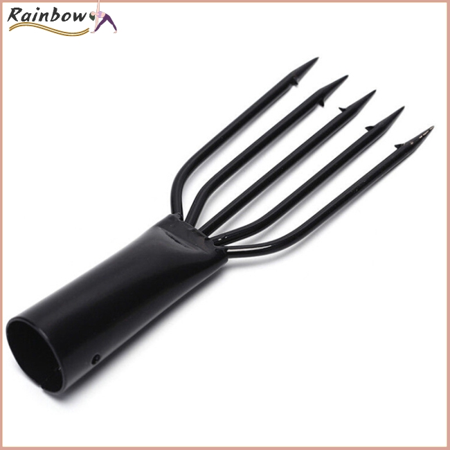 Đầu giáo câu cá 5 chĩa kích thước nhỏ bằng thép lò xo