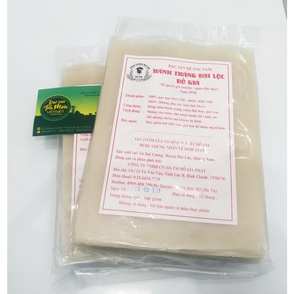 Bánh tráng Đại Lộc - Đặc sản Quảng Nam