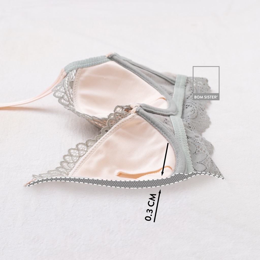 [Mã FARSBRBOM1 giảm 10% đơn 99K] Áo lót mút vừa ren hoa có gọng mút tháo được nâng ngực tự nhiên BOM SISTER A2369 | BigBuy360 - bigbuy360.vn