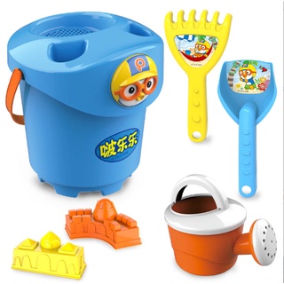 Bộ xúc cát hình chim cánh cụt dễ thương chất liệu an toàn và đáng yêu cho bé - Bộ 6 món