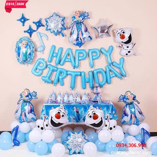 Set bóng sinh nhật elsa es15