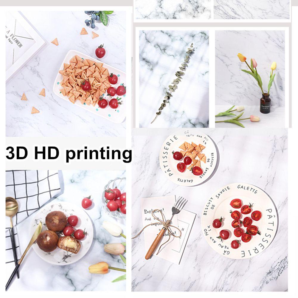 BTLIMER Giấy Phông Nền Chụp Ảnh In Họa Tiết Vân Đá Cẩm Thạch Phong Cách Ins