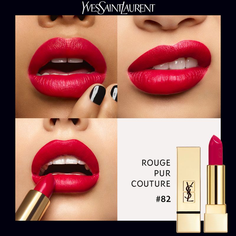Bill Pháp sale 70% - Son YSL đỏ hồng 82 rouge provocation,  87 đỏ thuần Red dominance