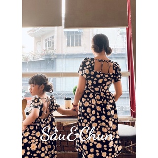 Váy đôi Mẹ và bé hoa cúc mùa hè