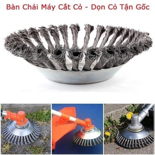 Lưỡi cắt cỏ tận gốc sợi thép siêu bền - bàn chải máy cắt cỏ