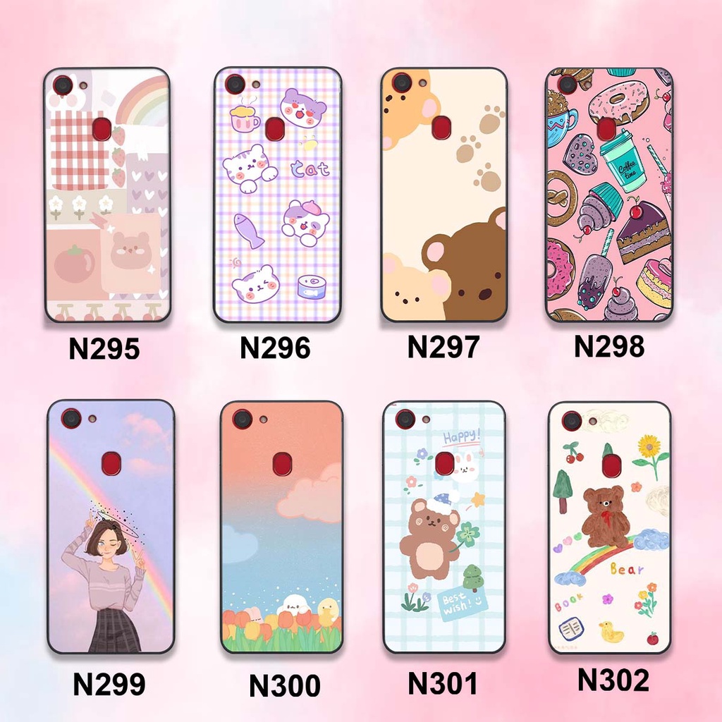 Ốp lưng OPPO F5 / F5 YOUTH / F7 in hình RAINBOW sặc sỡ màu sắc, gấu đáng yêu, cute