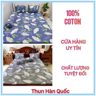Bộ ga gối Thun Lạnh Hàn Quốc