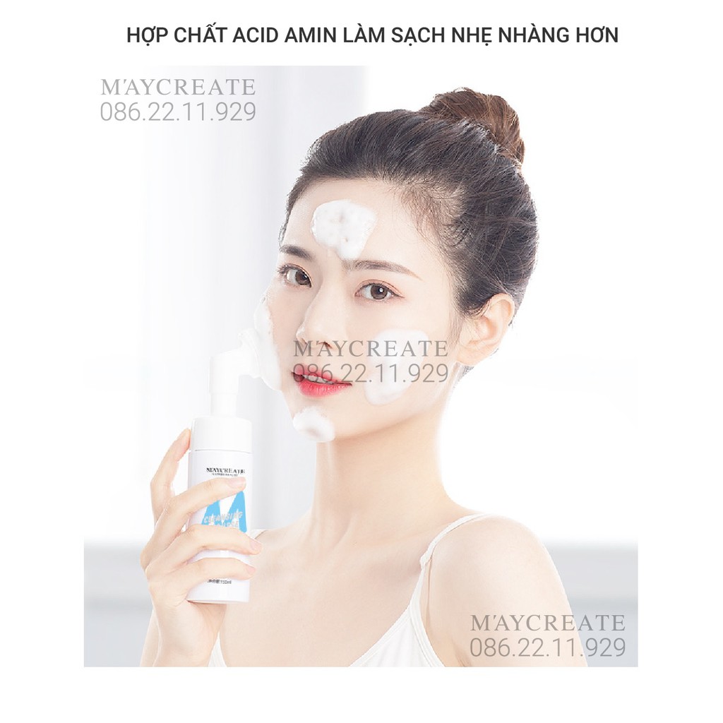 Sữa Rửa Mặt Tạo Bọt Đầu Cọ Maycreate Hàng Nội Địa Trung. | BigBuy360 - bigbuy360.vn