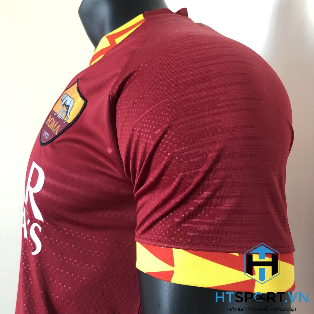 Áo Bóng Đá CLB AS Roma sân cỏ nhân tạo chính hãng , Áo đấu Roma Đỏ Đô