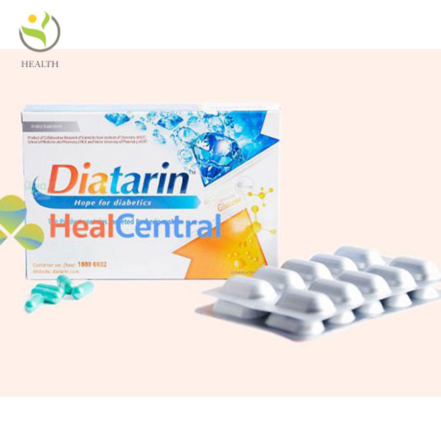 Viên uống Diatarin chứa hệ Berberin hướng đích dành cho người tiểu đường đái tháo đường