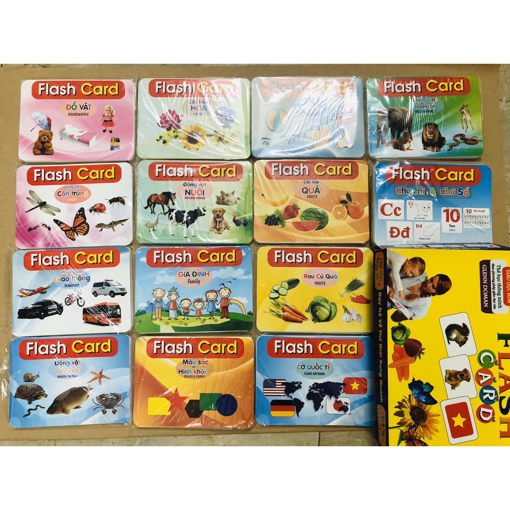 Thẻ học giáo dục sớm (15 chủ đề )