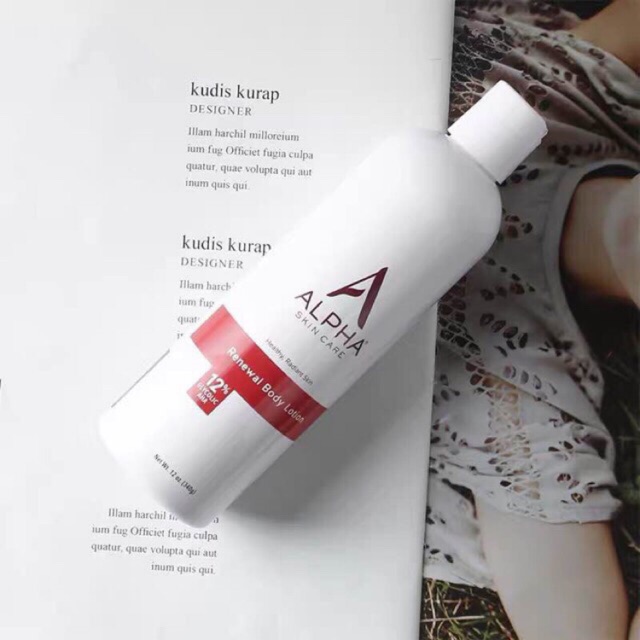 Sữa dưỡng thể trắng da AHA